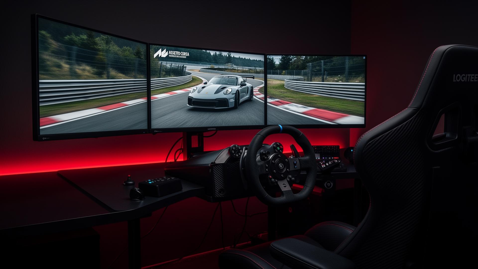 Cockpit premium de sim racing